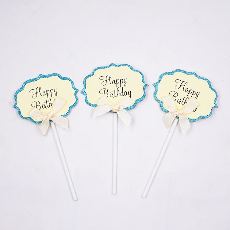 5 шт. Топпер для торта на день рождения милый торт флаг детский душ девочек Diy