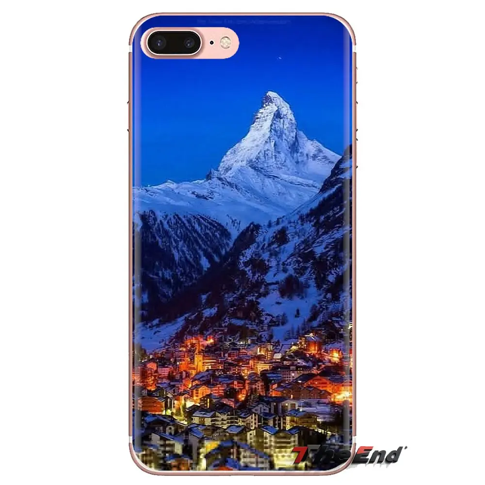 Швейцарские Альпы природа горы прозрачные мягкие чехлы Чехлы для huawei mate Honor 4C 5C