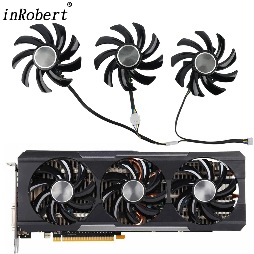 

New 85MM Cooler Fan Replacement For SAPPHIRE Radeon R9 390X 8GB Tri-X 290X 390 280X Graphics Video Card FDC10H12S9-C Cooling
