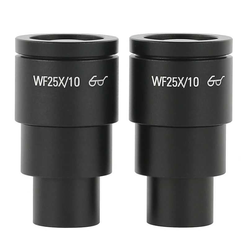 Фото Одна пара окуляров WF10X WF15X WF20X WF25X WF30X для стереомикроскопа широкое поле 20 мм 15 10 9 Одна пара окуляров WF10X WF15X WF20X WF25X WF30X для стереомикроскопа широкое поле 20 мм 15 10 9