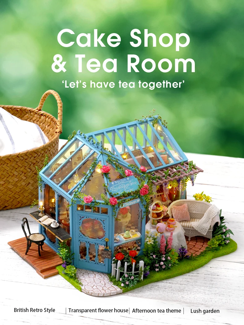 Сборка кукольных домиков миниатюрный кукольный домик сделай сам ручной работы