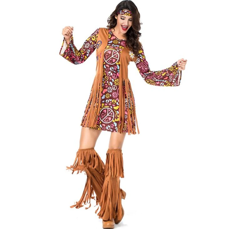 Deluxe Indian Women Costume Halloween Adult Party Indigenous Cosplay Clothing | Тематическая одежда и униформа