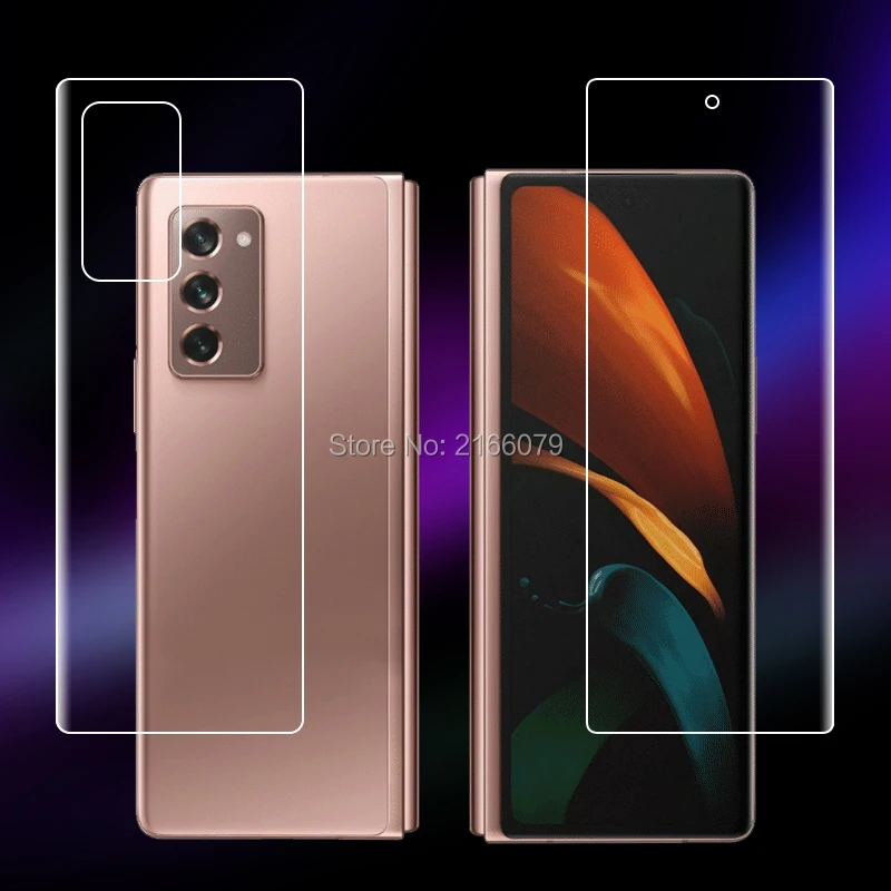 Для Samsung Galaxy Z Fold2 5G 7 6 &quotпрозрачный ТПУ/матовый с защитой от отпечатков пальцев