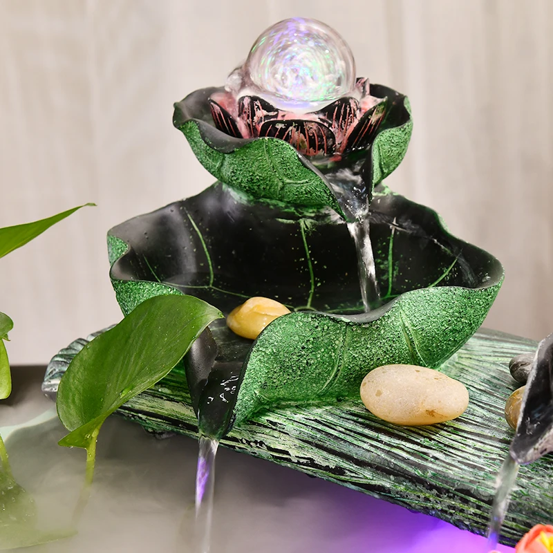 Керамический аквариумный фонтан для помещений 220 В фэн шуй на удачу домашний