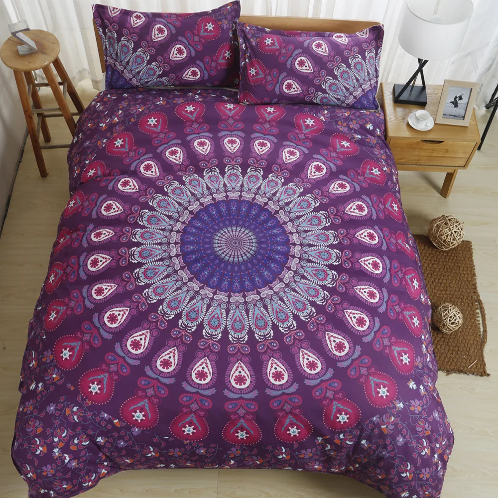 Комплект постельного белья из 3 предметов с цветочным узором|bed set|bedding setflower bedding