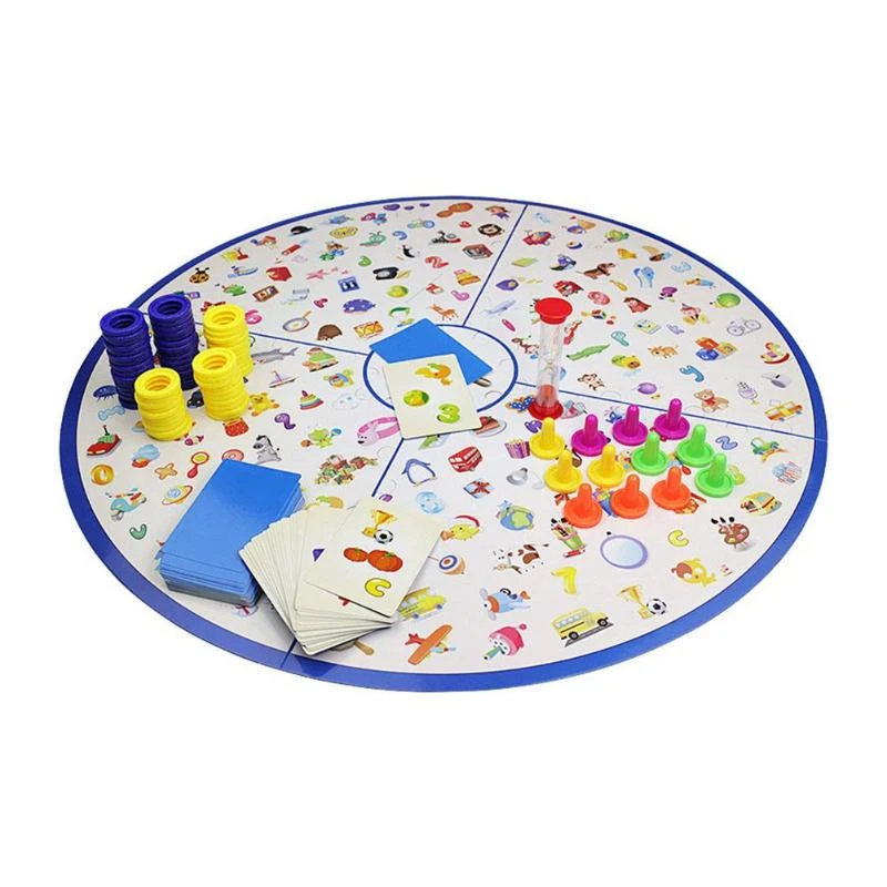 

Kid's Early Educational Montessori Puzzle Kids Detectives Looking Chart Board Game Plastic Puzzle Brain Training Kit Learning
