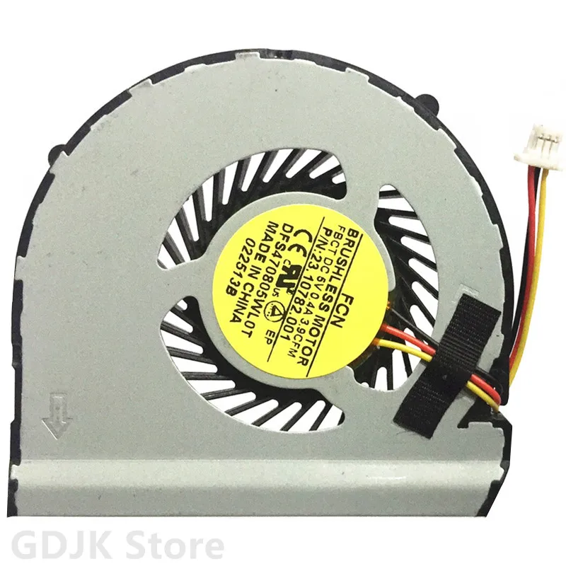 

Новый Forcecon DFS470805WL0T FBCT 23.10656.001 для Dell Inspiron 14Z 5423 P35G Вентилятор охлаждения процессора