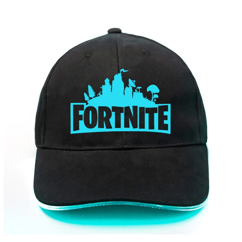 Игровая Кепка Fortnites esports светящаяся бейсболка оптоволоконная многоцветный