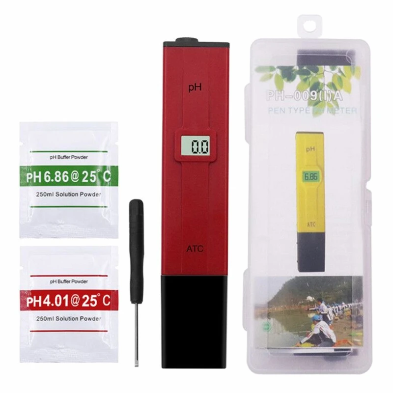 

Pocket Pen Water Test ATC Digital PH Meter Tester PH-009 IA 0.0-14.0pH for Aquarium Pool