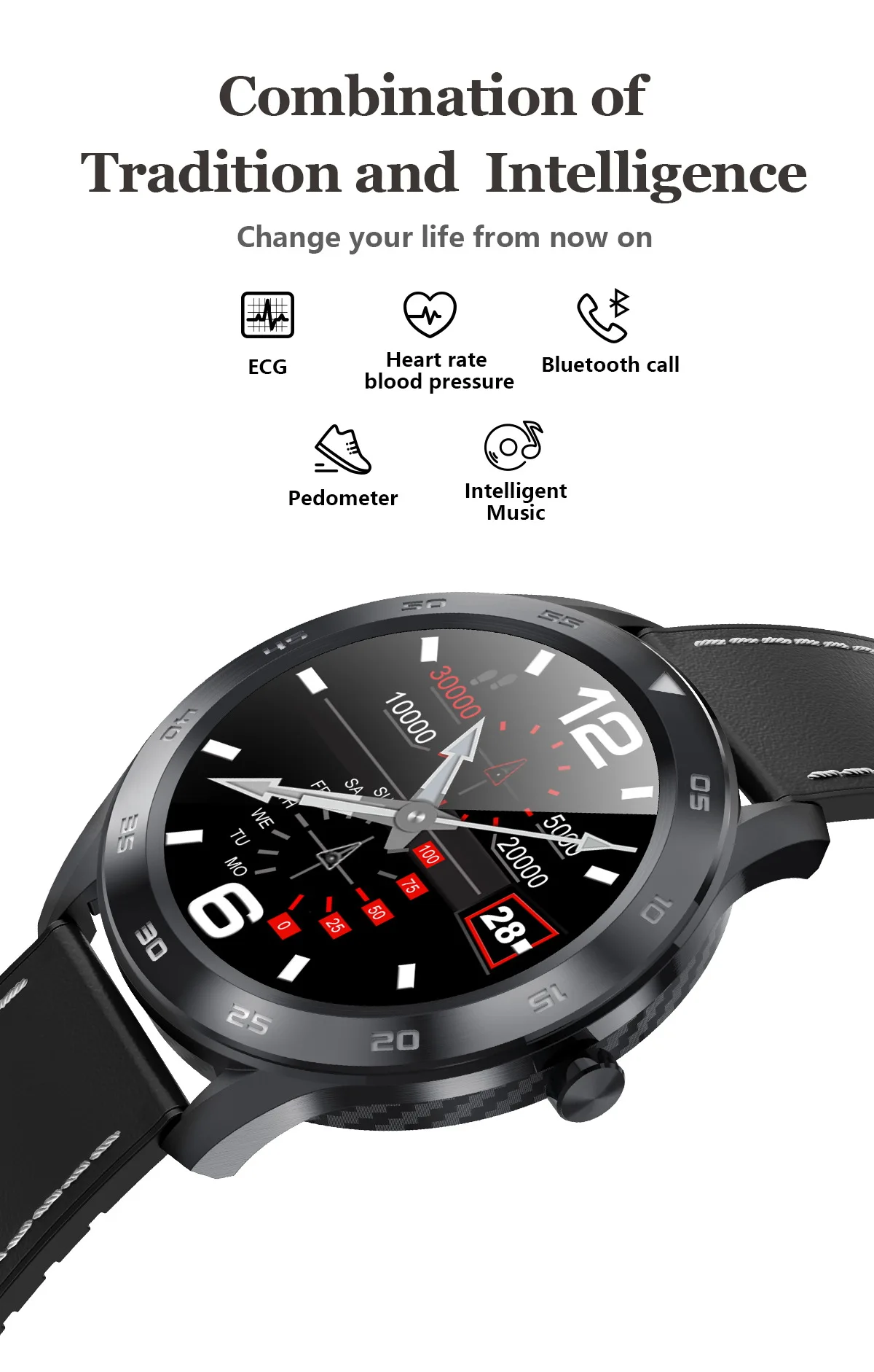 Torntisc 1,3 дюймов 240*240 полный сенсорный Bluetooth Вызов Смарт часы для мужчин IP68 ДЛЯ huawei часы gt xiaomi gtr 300 мАч умные часы