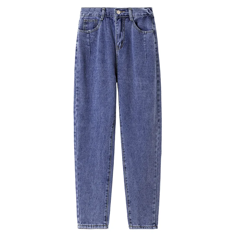 Рваные джинсы для женщин Весна Лето корейский стиль высокая талия джинсовые