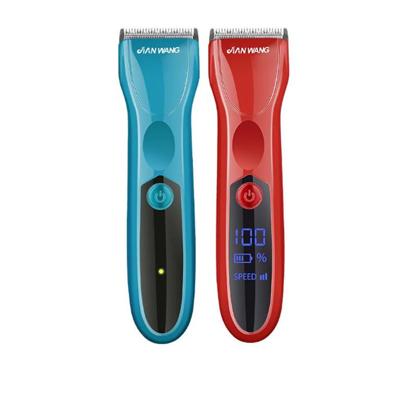 

JX машинка для стрижки волос USB аккумуляторная машинка для стрижки волос машина для резки 16 Вт Мощный триммер для бороды ЖК-дисплей дисплей с ...