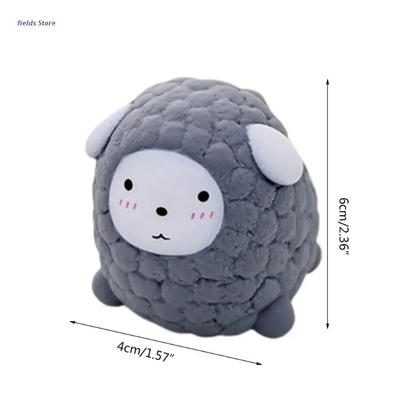 

Sheep Bath Toys Mini Decompression Class Prizes Colorful Soft Animal Toys