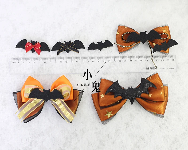 Шпилька для волос в готическом стиле девочек мягкая заколка ретро с бантом виде