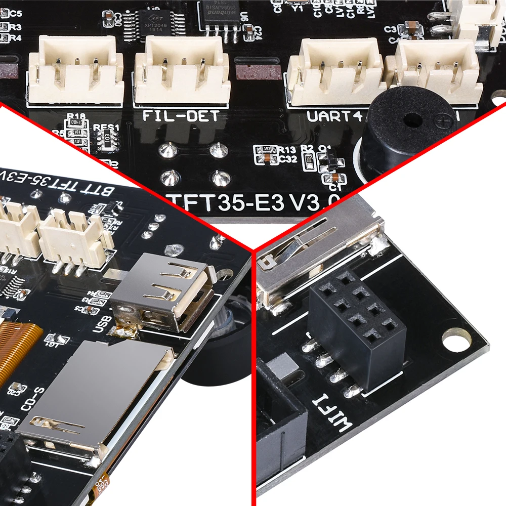BIGTREETECH SKR V1.4 Turbo Control Board + TFT35 E3 V3.0 Touch Screen TMC2209 TMC2208 UART 3D Printer Parts CR10 Upgrade SKR V13