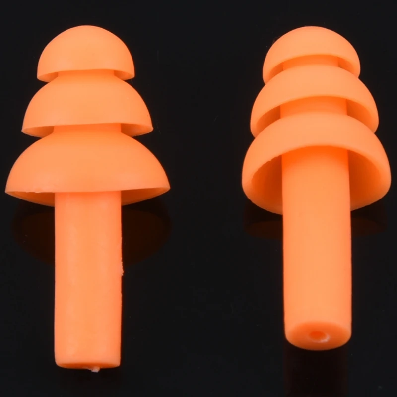 2 x защитный силиконовый чехол для плавания оранжевого цвета|Клипсы носа ушей| |