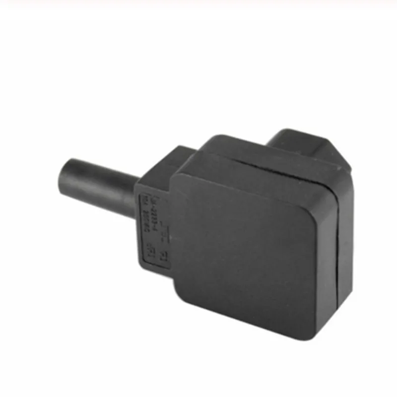 1 шт. 90-градусный штекер питания C14 IEC 320 Угловой Штекер шнур переменного