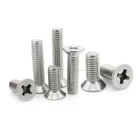 50 шт. UNF 00 #-90 0 #-80 США тонкая резьба 304 A2-70 нержавеющая сталь с крестообразной углублением Phillips, плоская резьба с потайной резьбой