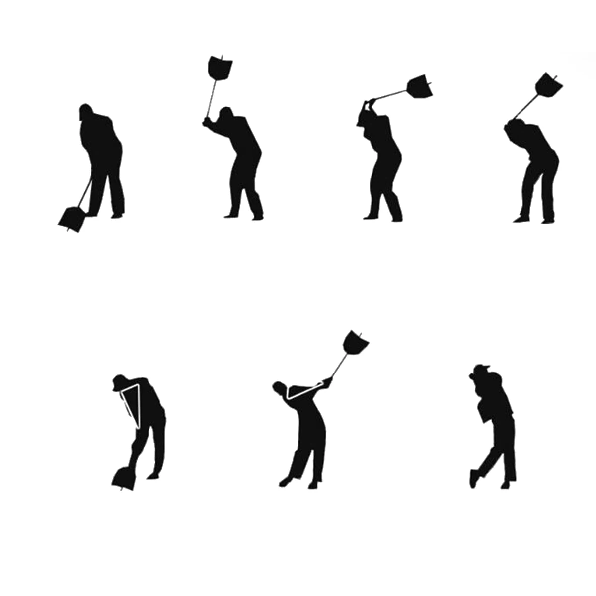 PMG Man and Woman Golf Practical Beginner Arm Strength Exercise Wind Practice Fan Swing Trainer Stick | Спорт и развлечения