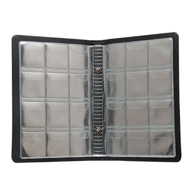 120 монет коллекция держателей для хранения Денег Пенни Карманы Мини Монета