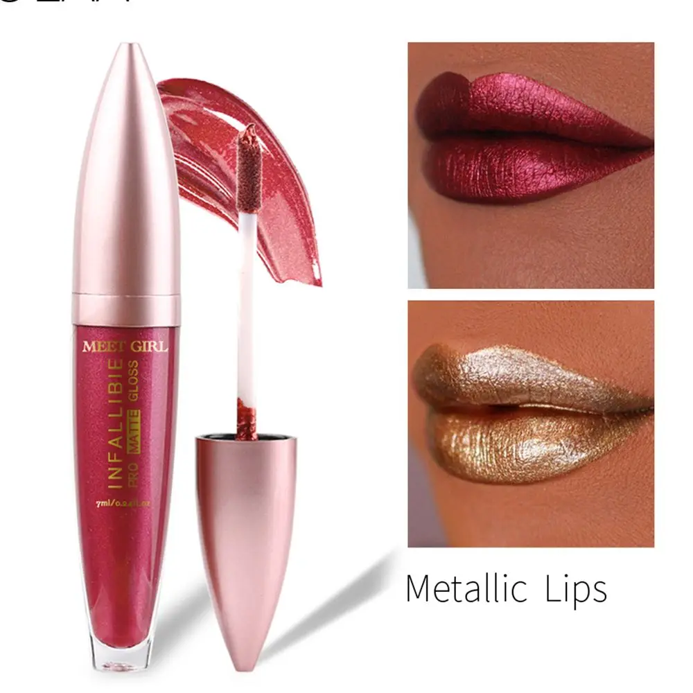 LULAA 12 цветов сексуальный матовый Блестящий Жидкий блеск для губ Макияж