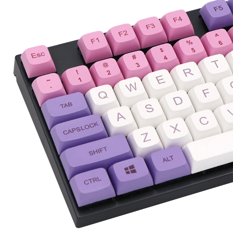 134 клавиш/комплект XDA Profile Hana Keycap PBT 5 боковых красителей сублимационная клавиатура