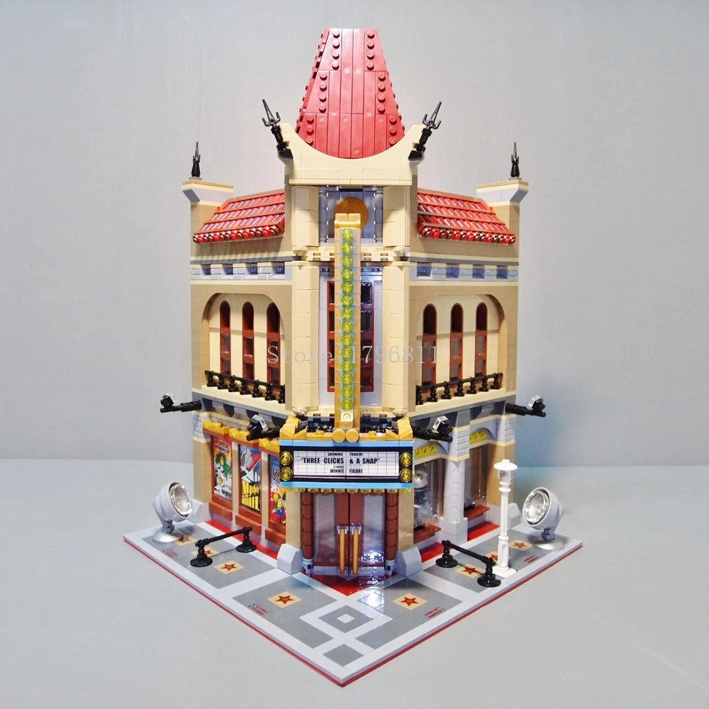 

City Street View Architecture Series Grand Opera House Model 2196Pcs Building Blocks Brick Toys Kids Birthday Gift Set