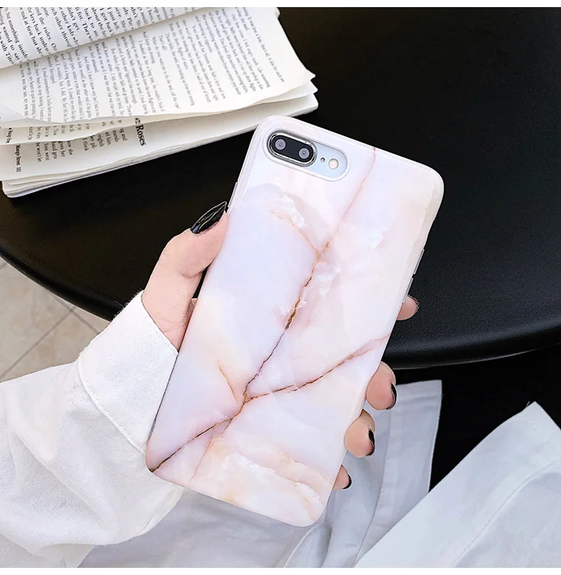 Блестящие Чехлы под мрамор из золотой фольги для iPhone X XS XR 11 Pro Max 3D Bee Мягкий ТПУ чехол для iPhone 7 8 6S Plus блестящая задняя крышка Fundas