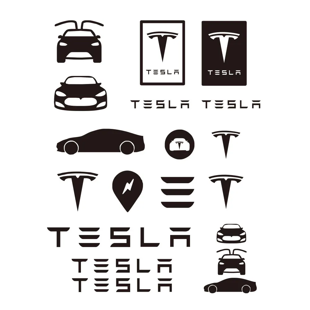 

Dawasaru for Tesla Decals Graphics Stickers Logo TM3 TMX TMS Car Decal Car Sticker Car Accessories KK Vinyl,26CM X 22CM