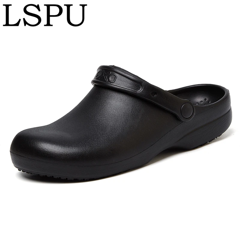 Мужская обувь шеф повара из ЭВА дышащая Нескользящая маслостойкая для кухни