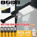 Светодиодный личные светодиодные фонари на солнечной батарее, все в одном, уличный фонарь с датчиком движения, водонепроницаемая настенная лампа с пультом дистанционного управления