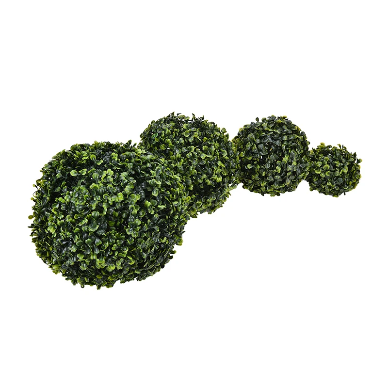 Artificial Plant Ball Tree Boxwood Wedding Event Home Outdoor Decoration Chirstmas New Year Ornaments 4 Sizes | Дом и сад
