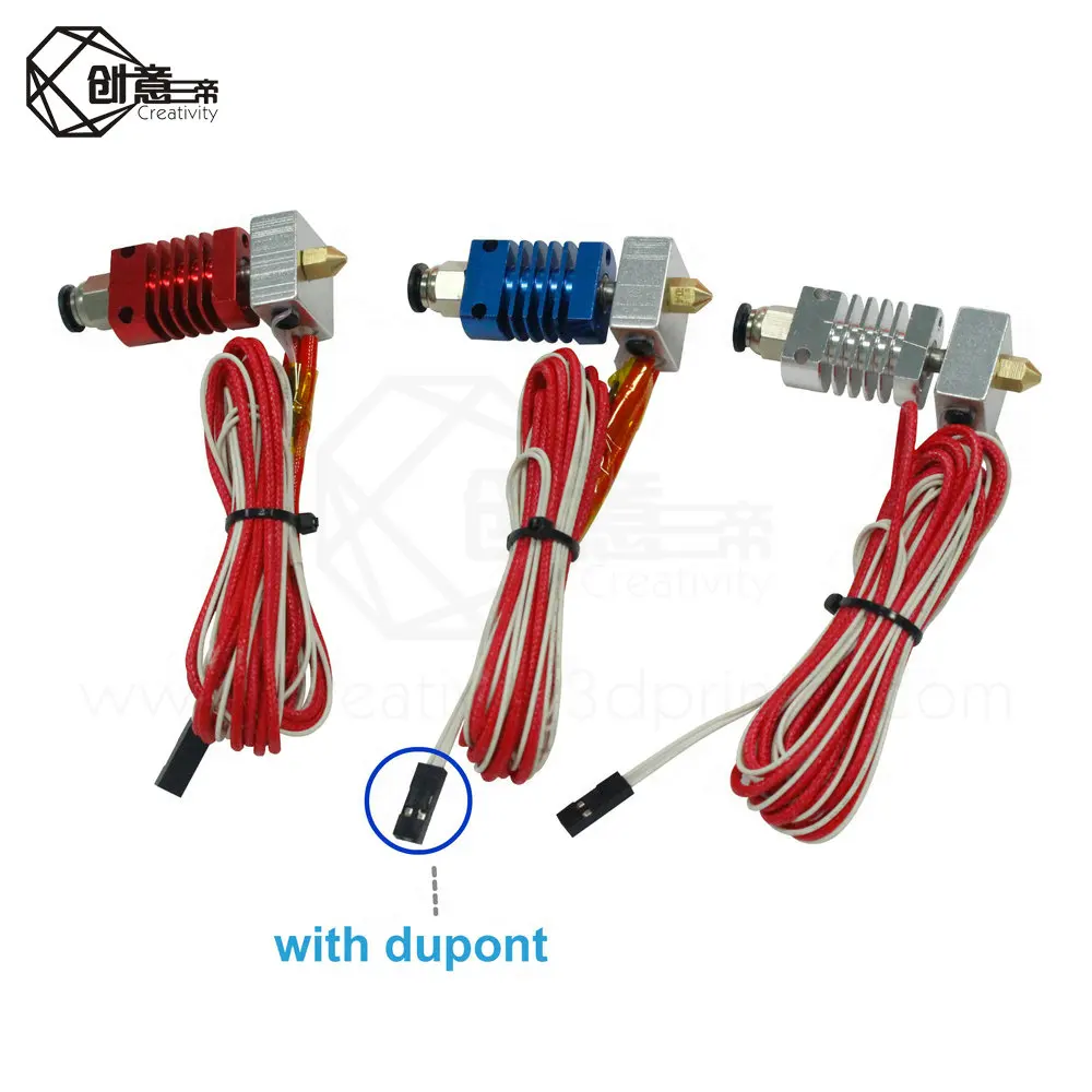 Аксессуары для экструдера 3D принтера комплект J head Hotend CR8/CR10 1 75 мм 12 В Bowden 0 4