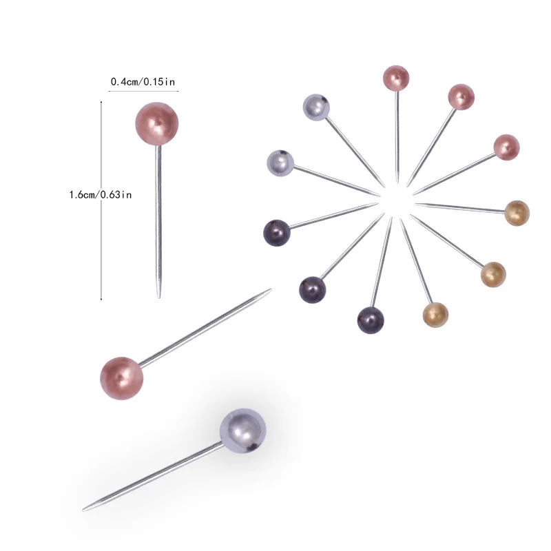 1000 шт 4 мм карта таки толкающие булавки с золотой круглой головкой стальная точка