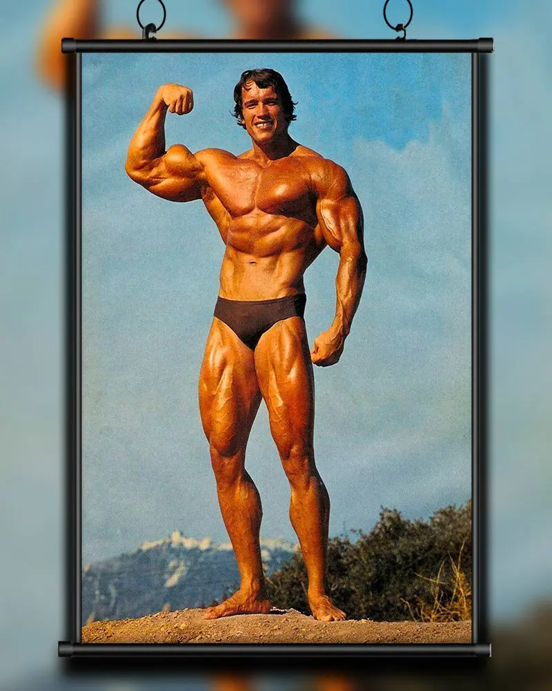 

Шелковый постер A56, украшение для дома, искусство на стену в виде сильных мышц, рождественский подарок