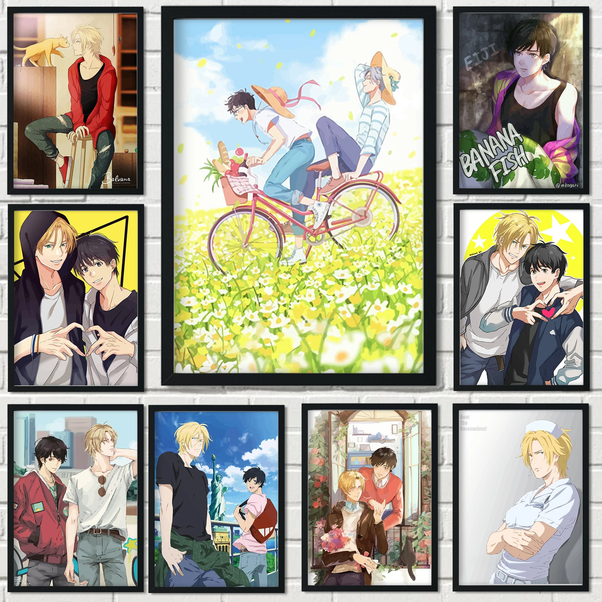 Картина маслом по номерам DIY искусственное аниме домашний декор Настенная