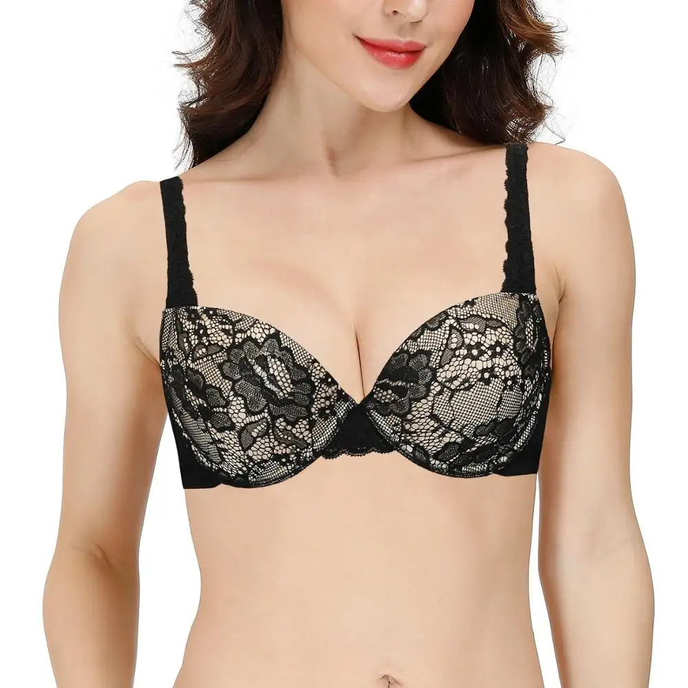 

С цветочным принтом для девочек, с кружевным плетением, спортивный бюстгальтер для девочек переходного возраста от Для женщин пуш-ап мягкий...