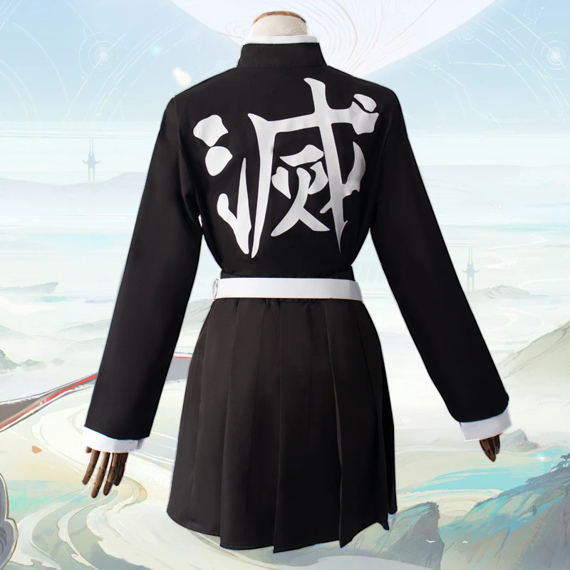 Аниме «Demon Slayer Kimetsu No Yaiba», костюмы для косплея Kanroji Mitsuri, костюм для косплея, кимоно для Хэллоуина, тканевый клинок демона