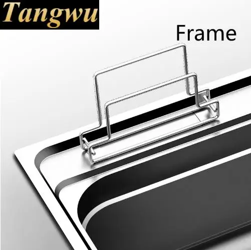 Free shipping Apartment luxury kitchen single trough sink wash vegetable 304 stainless steel standard hot sell 60x45/78x48 CM |