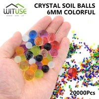 20000pcslot big water balls crystal soil hydrogel gel polymer water beads flowerweddingmagic decoration growing home decor