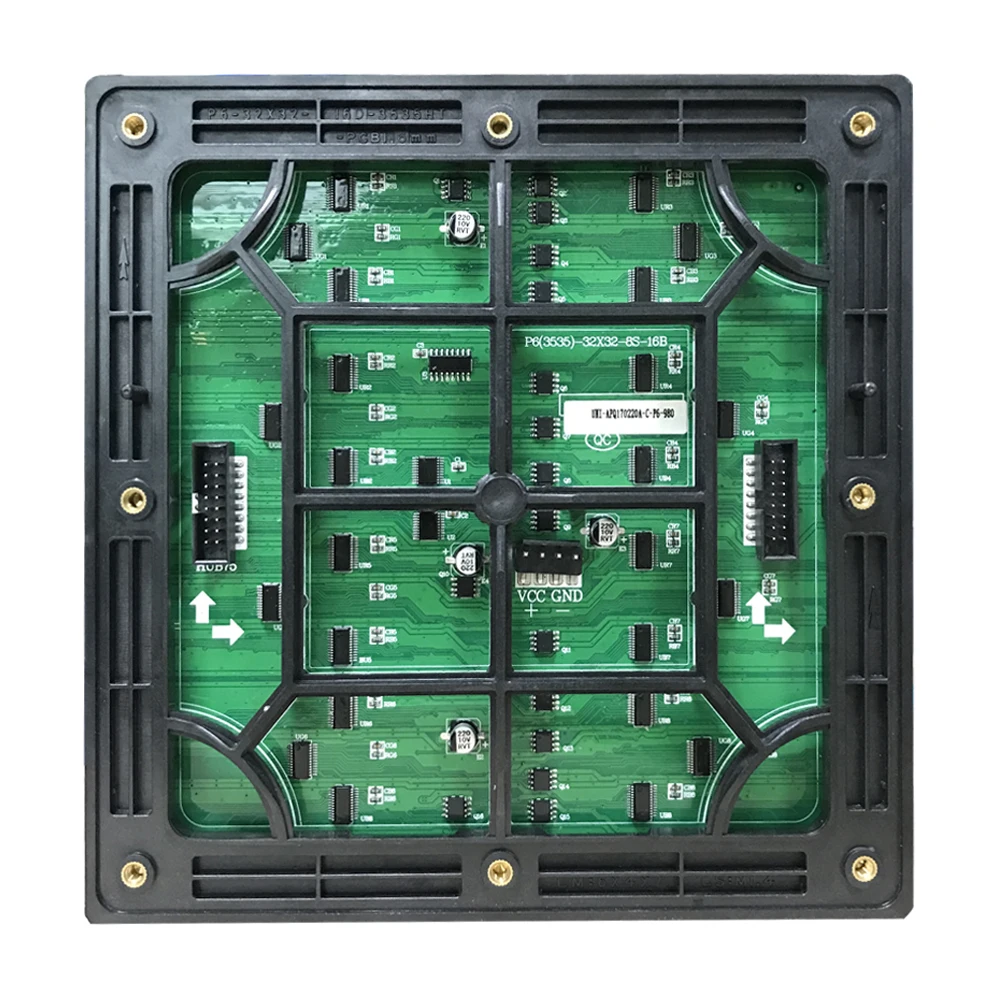 P6 наружный полноцветный светодиодный модуль дисплея SMD3535 Светодиодная панель 1/8
