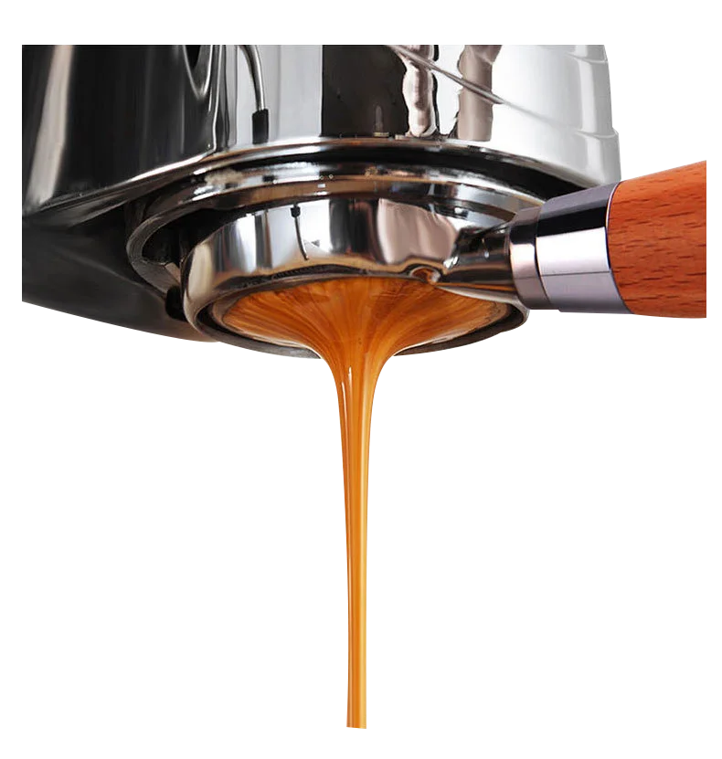 

51/54/58mm Stainless Steel Coffee Machine Bottomless Filter Holder Portafilter Espresso Wooden Handle Filter Dosing Ring Wareset