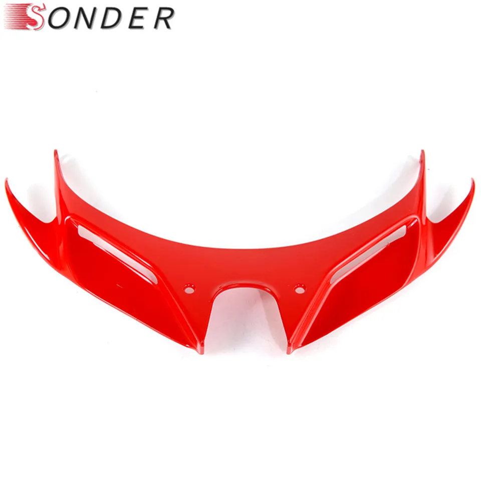 Motorcycle Carbon Front Fairing Pneumatic Winglets Tip Wing Protector Shell ABS Plastic Cover For Kawasaki Ninja 400 2018 2019 | Автомобили