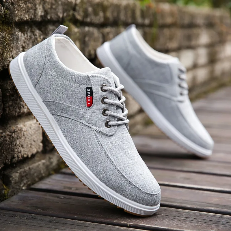 

Fashion Shoes Walking Men Shoes Men Casual Shoes 2021 Spring Hot Sale Sweat-Absorbant Breathable Casual Canvas Men Shoes