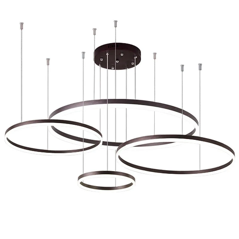 

Luminaires Modern LED Chandelier White&Black&gold Lamps Led Ceiling Chandeliers Lighting For Living room Kitchen Dining room