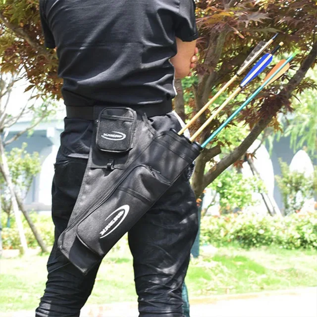 Стрельба из лука охотничьи стрелы Quiver 3 трубки регулируемый ремень для задней