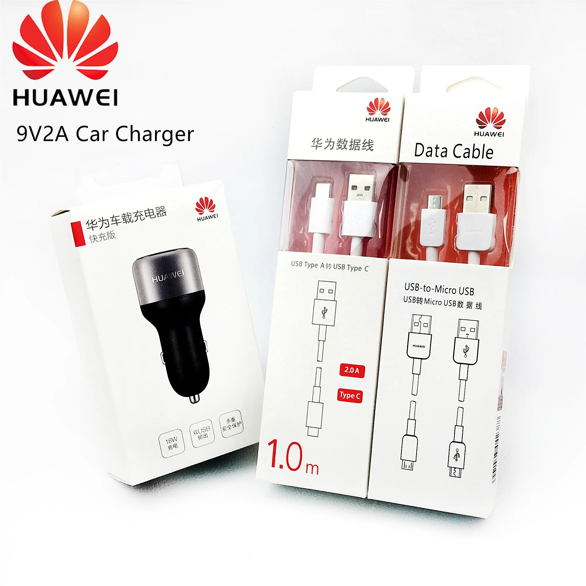 Оригинальное быстрое автомобильное зарядное устройство Huawei быстрый адаптер и usb