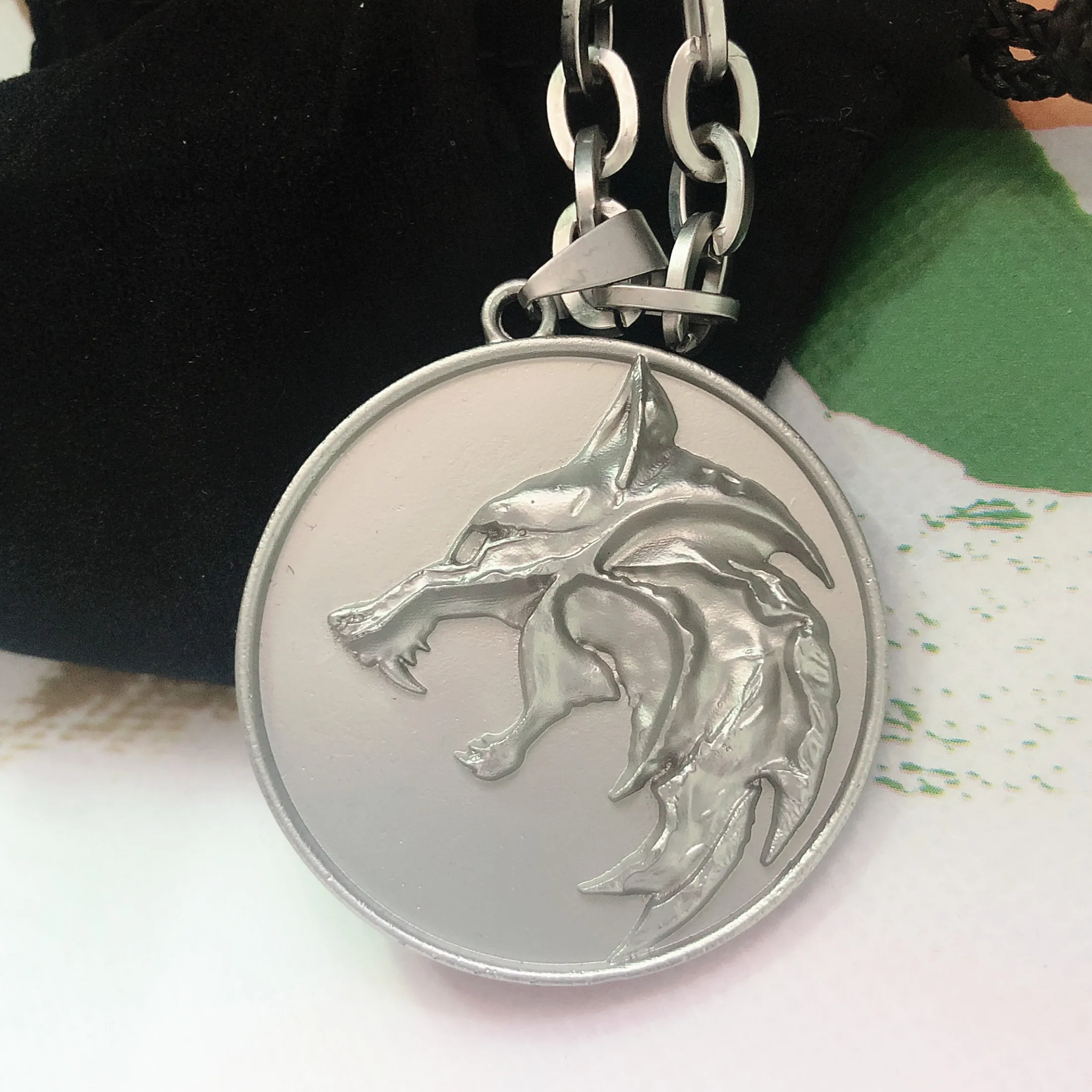 Новинка ТВ оригинальная серия Netflix подвеска в виде волчьей головы ожерелье