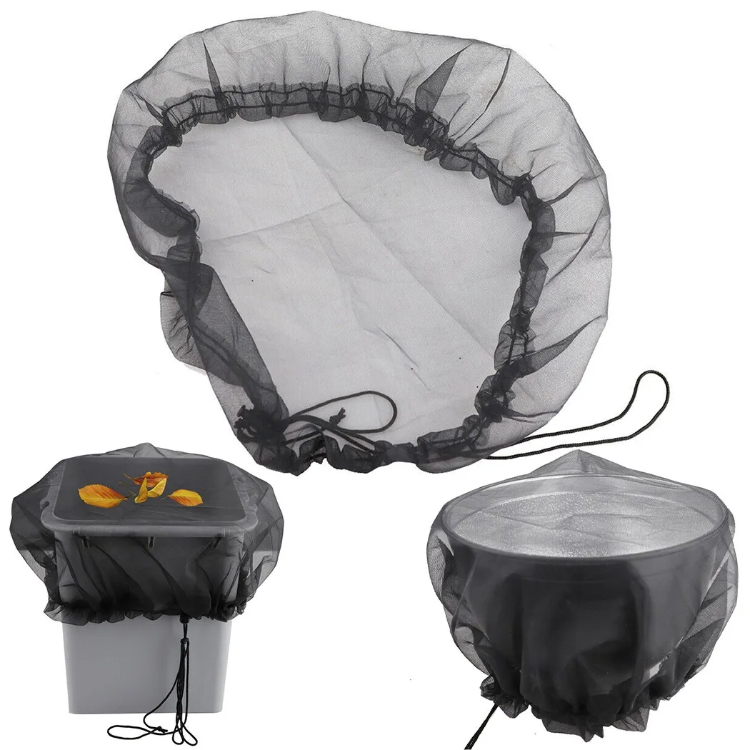 

Mesh Cover Rain Barrels Collection Net For Outdoor Garde Buckets Tank Rain Harvesting Tool Anti-Mosquito Water Protection Cover