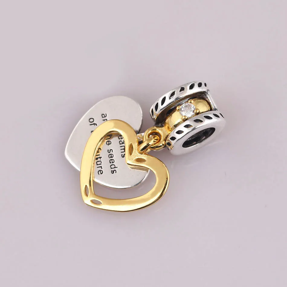 Подлинные шармы из бусин S925 семена будущего Подвеска для женщин браслет